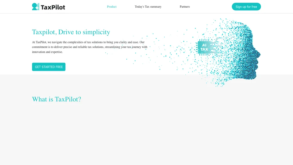 TaxPilot screenshot