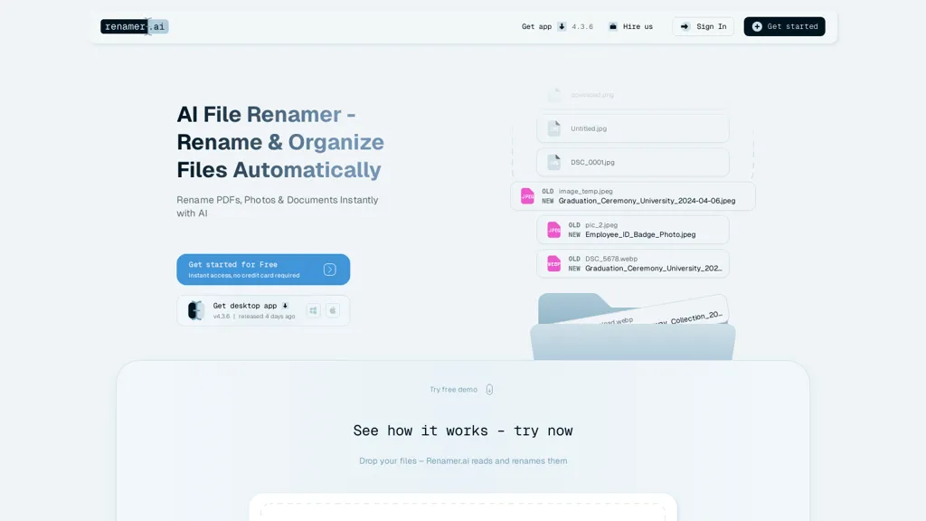 Renamer.ai screenshot