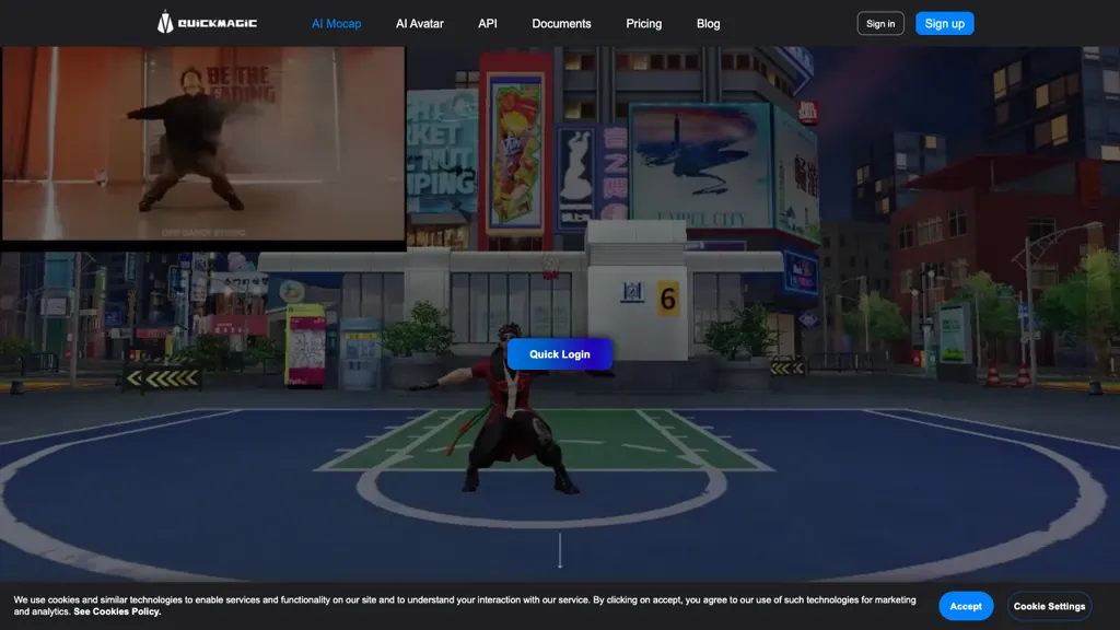 QuickMagic Motion Capture screenshot