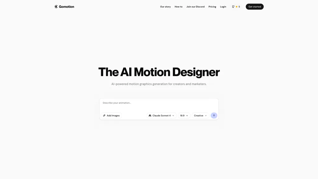 Gomotion screenshot