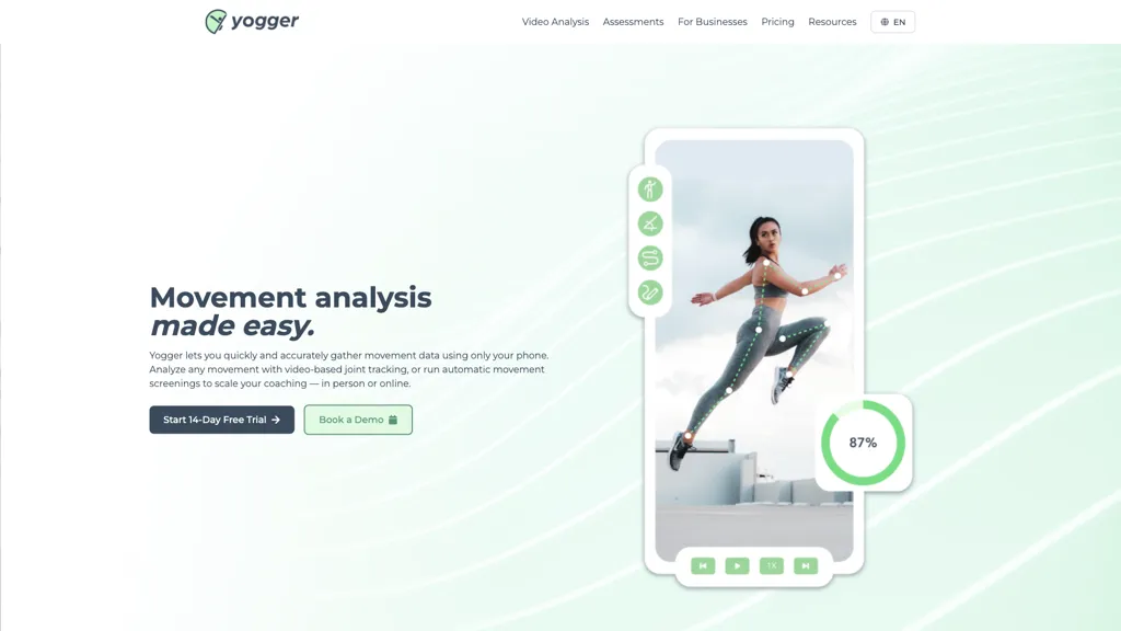 Yogger screenshot