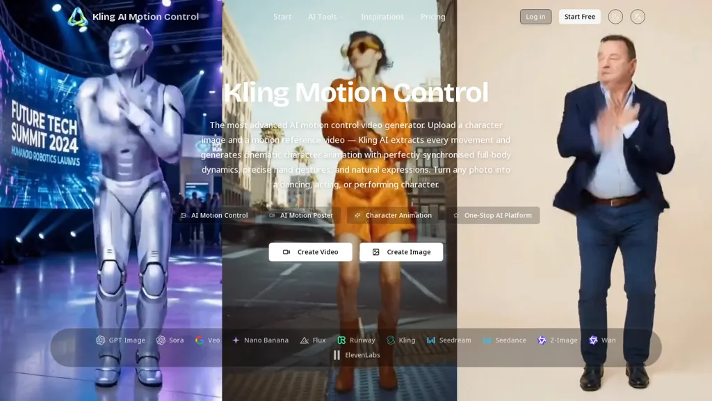 Klingaimotioncontrol.com screenshot