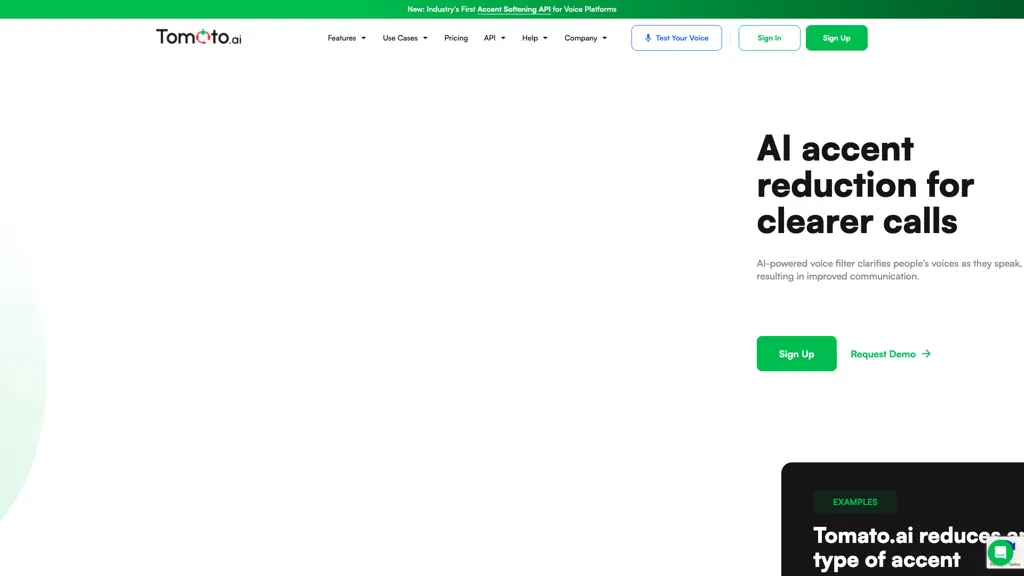 Tomato.ai screenshot