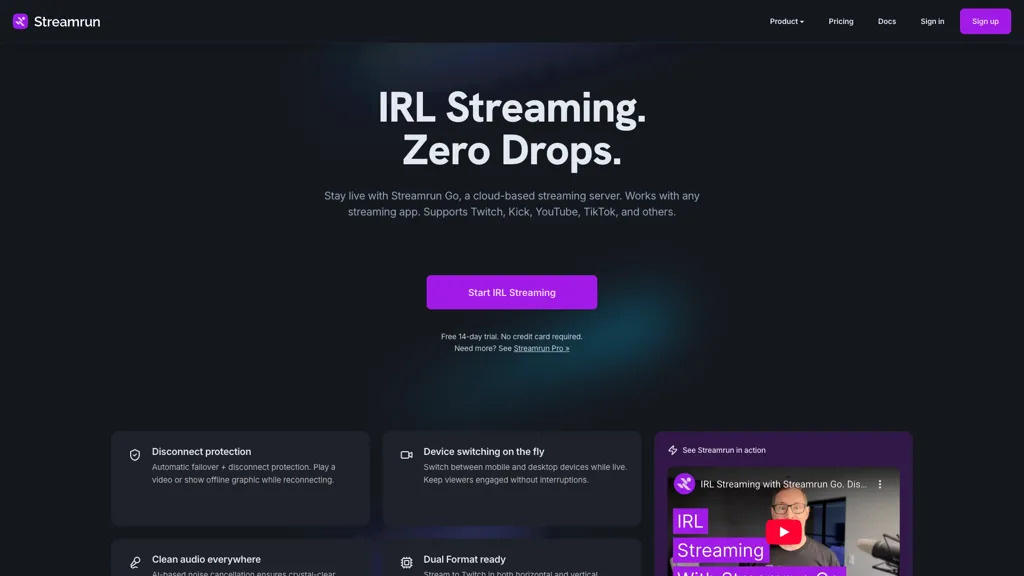 Streamrun screenshot