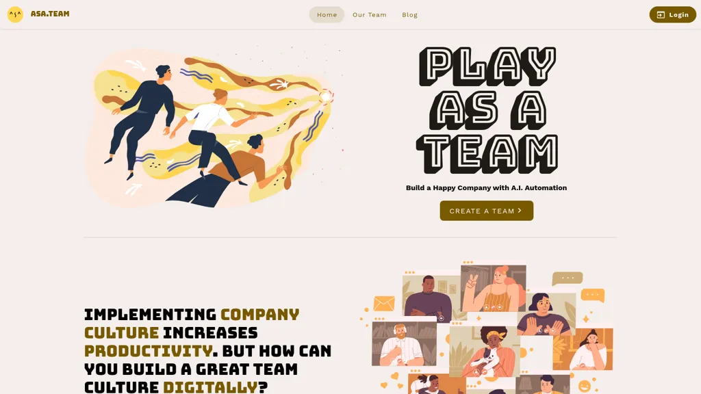 Asa.team screenshot