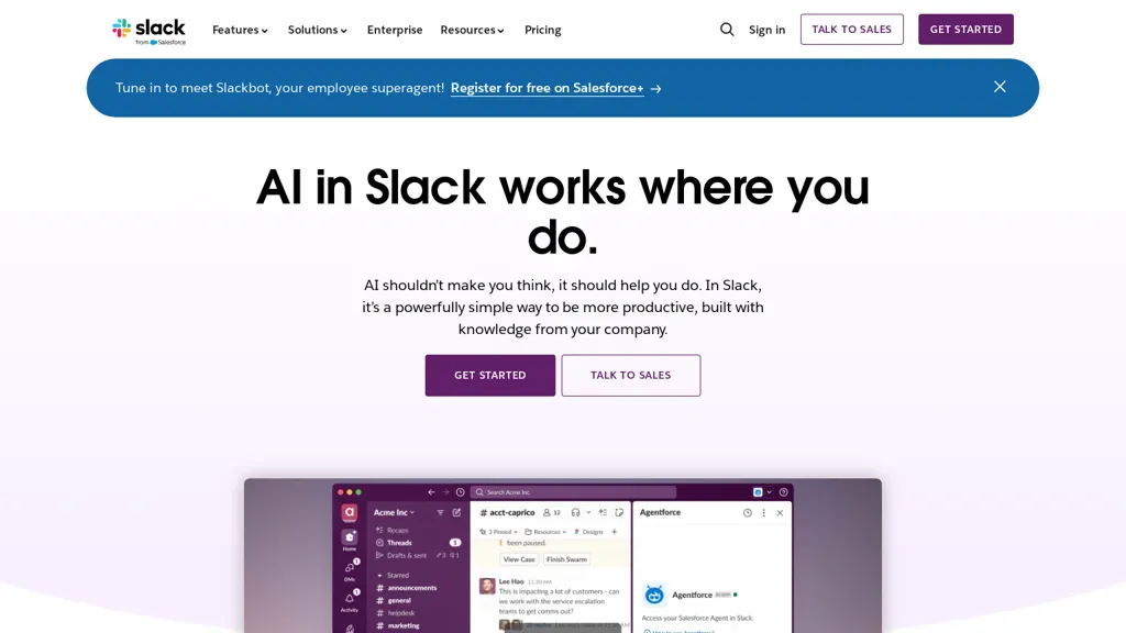 Slack AI screenshot