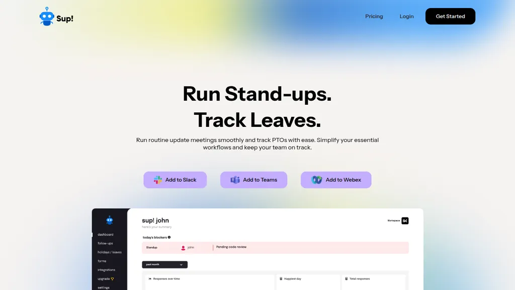 supbot.com screenshot